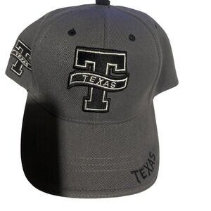Texas Hat Cap Men's gray Strapback Embroidered